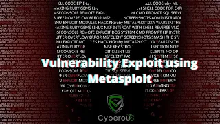 How to exploit vulnerability using kali linux|Penetration Testing|Kali 2020|CYBEROUS