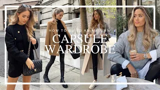 HOW TO BUILD AN AUTUMN CAPSULE WARDROBE | All the essentials & basics | Kate Hutchins