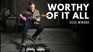 Worthy of it All - CeCe Winans - Electric guitar cover (pedalboard and HX Stomp)