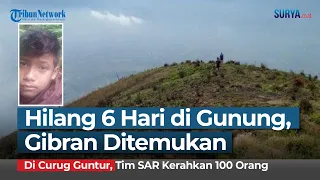 HILANG 6 HARI DI GUNUNG GUNTUR, Gibran Ditemukan Duduk Lemas di Tempat Awal Pencarian