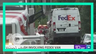 FedEx driver killed in Hillsborough County crash