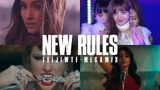 NEW RULES (MEGAMIX) ft. BLACKPINK, Ariana Grande, Camila Cabello & More | TeijiWTF