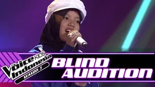 Shakila - Almost Is Never Enough | Blind Auditions | The Voice Kids Indonesia Season 3 GTV 2018