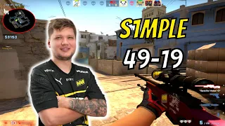 【s1mple POV】(49-19) w/NIP girl Qiyarah (mirage) | FACEIT Ranked | Sep 16, 2023