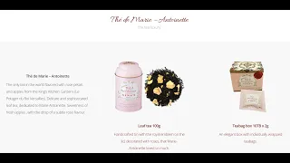 Nina's Tea - Marie Antoinette ;Tea with Linda