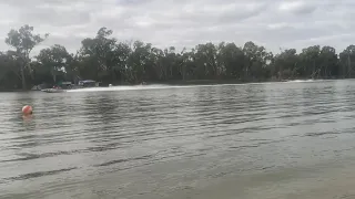 Doindough flying finish at 100+mph | Mildura 100 Ski Race 23