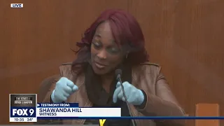 Witness Shawanda Hill describes moment police approached George Floyd in car | FOX 9 KMSP