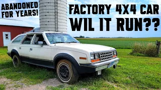 AMC Eagle ABANDONED for Years! Will it RUN & DRIVE!?