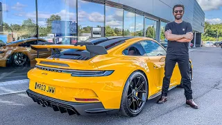 NEW CAR DAY! My Porsche 992 GT3 In Signal Yellow Has Arrived!