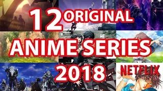 12 Original Anime Series on NETFLIX in 2018 - Trailers Compilation