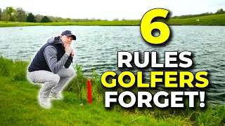 6 RULES GOLFERS ALWAYS FORGET!