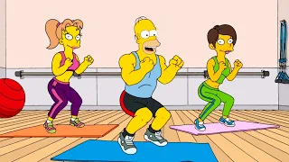 Homero instructor de Baile LOS SIMPSON CAPITULOS COMPLETOS