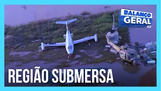 Helicóptero da RECORD flagra cemitério de aeronaves em Eldorado do Sul (RS)