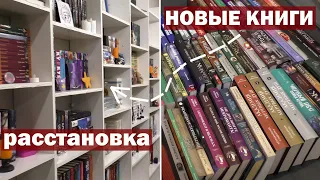 КНИЖНЫЕ ПОЛКИ 📚 перестановка | расставляю книжные покупки