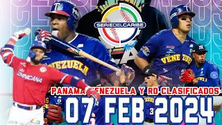 Serie del Caribe Resultados Posiciones Calendario 07/02/2024 PANAMÁ VENEZUELA Y DOMINICANA Avanzan