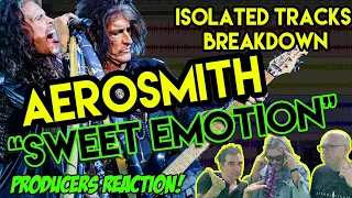 Aerosmith - Sweet Emotion [ISOLATED TRACKS - REACTION & ANALYSIS] by Producers/Musicians S01E01