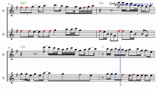 Carless Whisper - Bb Tenor/Soprano Sax Sheet Music [ kenny g ]
