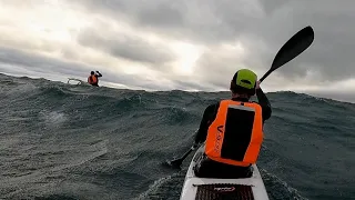 October 1st Superior surfski downwind