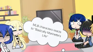 MLB casts reacts to "Basically Marinette's Life" since it was recommended 👁️👄👁️💖