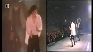 Michael Jackson Black or White Munich 1992 vs Munich 1997