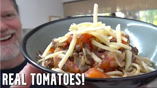 Real Tomato Spaghetti Bolognese Sauce Recipe (Heartburn Free)