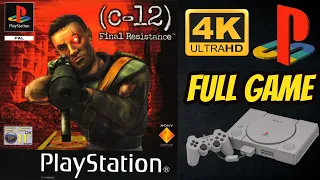 C-12: Final Resistance | PS1 | 4K60ᶠᵖˢ UHD🔴 | Longplay Walkthrough Playthrough Full Movie Game
