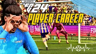 FIRST GAME IN GOAL! | FC24 Modded Player Career