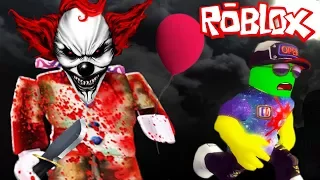 SCARY CLOWN "IT" to GET! RUN FOR YOUR LIVES! Adventure cartoon hero from Roblox Cool GAMES