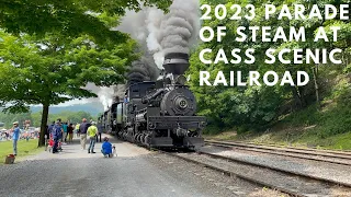 2023 Parade of Steam at Cass Scenic Railroad