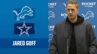 Jared Goff postgame media availability | 2023 Week 17: Lions vs. Cowboys