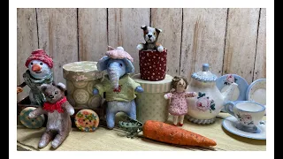 МК ватная игрушка, миниатюра и аксессуары (Часть 1). DIY spun cotton toys, miniature ( Part 1)