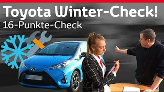 Toyota Winter Check - Wir zeigen was geprüft wird!