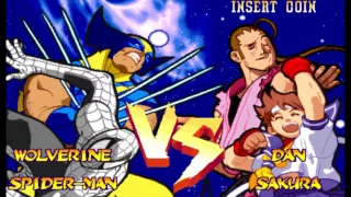 Marvel Super Heroes vs Street Fighter - Armor Spider-man / Wolverine Playthrough ( Mar 2, 2016 )