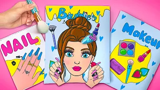 Scintille avec une séance glam de poupée de papier 💅 Unboxing de sac de maquillage surprise !