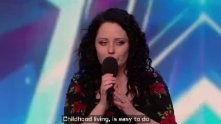 Kathleen Jenkins - Wild horses BGT (with lyrics)