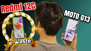 Redmi 12C vs Moto g13 | Redmi WINS - Redmi Launched eWASTE in 2023 😱