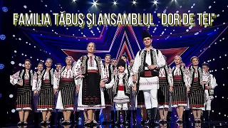 Romanii Au Talent 2022: Familia Tabus si Ansamblul "Dor de tei" au dansat cu foc pe scena talentelor