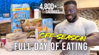 EVERYTHING I Eat in the Off Season (4,800+ Calories TOTAL)