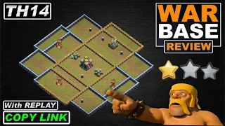 Best Th14 Base - War/Trophy/CWL/Farming Base || With Attack Replays