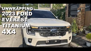 2023 Ford Everest Titanium+ 4x4 Snowflake White Pearl | Unwrapping our new car