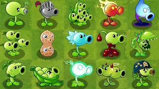 All Peas Plants Power-Up! in Plants Vs Zombies 2