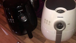 Philips HD9220/20 Airfryer (1425 Watt, ohne Öl) schwarz / weiß unboxing und Anleitung