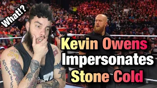 WWE - Kevin Owens Impersonates Stone Cold Steve Austin (REACTION)