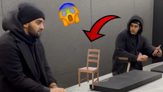 Prank chaise 🪑 the best reaction 😳😂