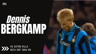 Dennis Bergkamp ● Skills ● Aston Villa 1:0 Inter (5-3 pen) ● UEFA Cup 1994-95