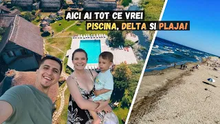 AM STAT la un RESORT de 4* in DELTA DUNARII | Plaja Sfantu Gheorghe, pisicina si plimbare pe canale