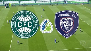 CORITIBA X CIANORTE - CAMPEONATO PARANAENSE 2021 - 10ª RODADA - 12/05/2021 - PES 2021