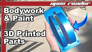 Bodywork & Paint 3D Printed Shifter Cover with amazing results