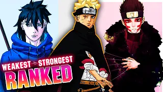 TOP 10 STRONGEST Timeskip CHARACTERS in Boruto's GENERATION (Two Blue Vortex)