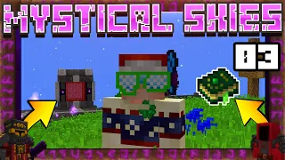 Mystical Skies #3 - БОТАНИЯ И РАСШИРЕНИЕ БАЗЫ! | Выживание в майнкрафт с модами | SkyBlock 1.12.2